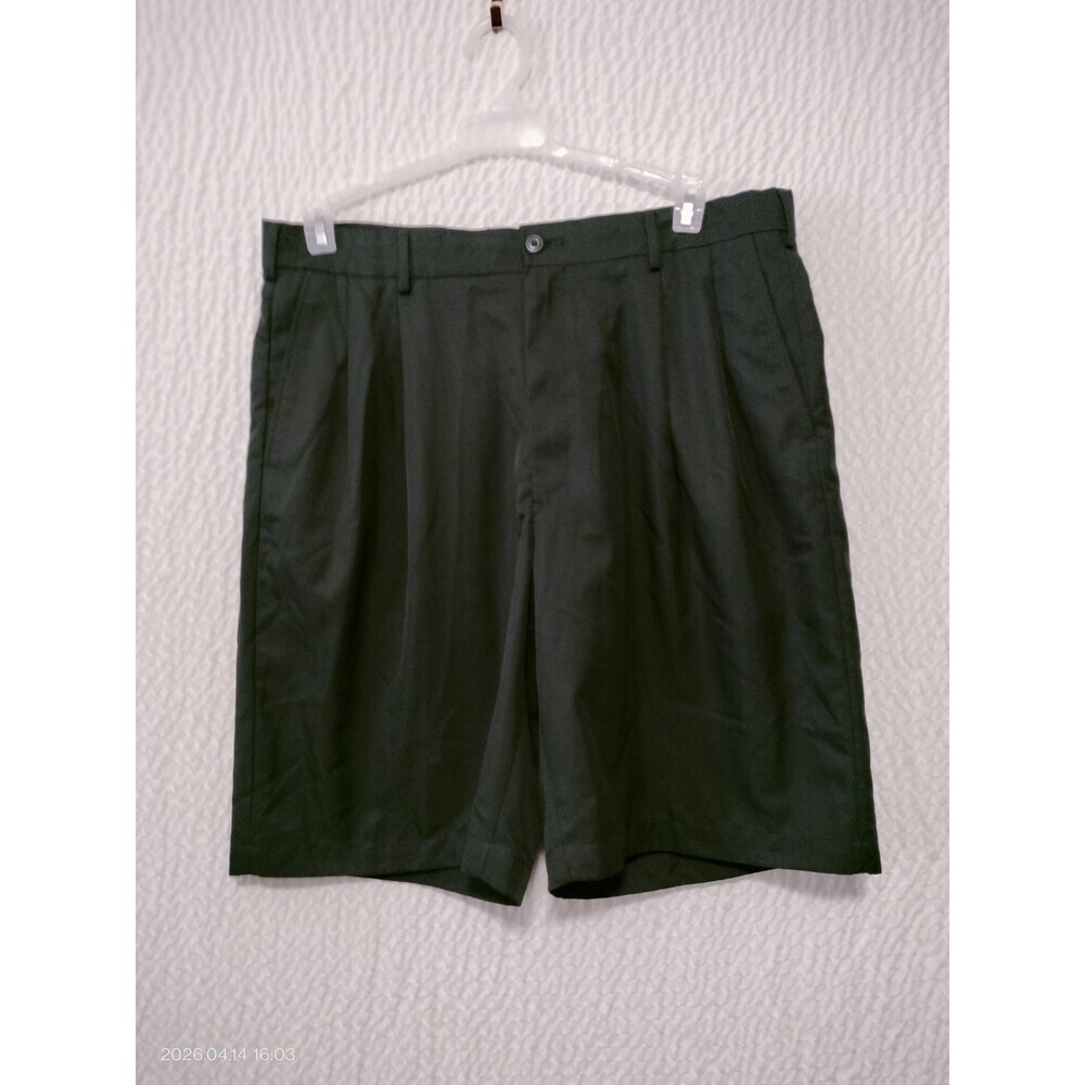 Pro Tour Men's  Black Size 36 Pleated Front Flex Waist Performance Shorts